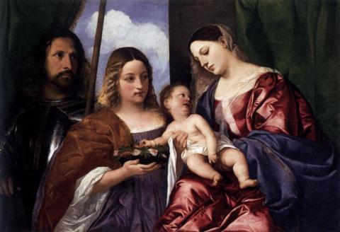 Zubaran: Madonna és a Gyermek Szent Dorottyával és Szent Györggyel